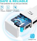 Miniatyrbild 5 av 5: Laddare - BLU - View 4 - Ultra-snabb 3A - USB-Typ C-kabel - Optimal säkerhet