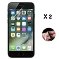 Miniatyrbild 1 av 2: [Kompatibel Apple iPhone 7 PLUS] Paket med 2 Ultra Resistent Plastskydd för Skärm, Anti Repiga Ultra Tunna [Phonillico®]