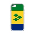 Miniatyrbild 1 av 2: Coque Téléphone Drapeau Saint-Vincent-et-les-Grenadines - iPhone 8 Plus