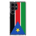 Miniatyrbild 1 av 2: Telefonfodral – Sydsudans flagga – Kompatibel med Samsung Galaxy S23 Ultra – Flexibelt fodral – Slitstarkt och stöttåligt – Pixelforma