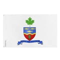 Miniatyrbild 1 av 3: Flagga Grande-Rivière – 128 x 192 cm – Hållbar Polyester – 2 Metallöglor – Inomhus / Utomhus – Pixelforma