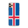 Miniatyrbild 1 av 2: Telefonskal – Islands flagga – Kompatibel med iPhone 11 Pro Max – S cuffs och flexibelt – Slitstarkt och stötbeständigt - Silikon - Pixelforma