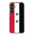 Miniatyrbild 1 av 2: Mobilskal – Syriens flagga – Kompatibel med Samsung Galaxy S24 Ultra – Mjukt fodral – Slitstarkt och stöttåligt – Pixelforma