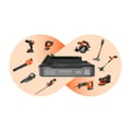 Miniatyrbild 3 av 3: Black & Decker BDCHD18BAFC Borrhammare s. tråd 18V 2 batterier
