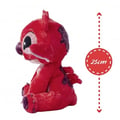 Miniatyrbillede 2 af 6: Disney plyslegetøj - Leroy - 25 cm - Rød - Lilo og Stitch - Blandet