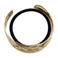 Miniatyrbild 3 av 3: Hårsnodd - AVIZAR - Texturerad Bangle - Guld - Svart - Elegant och Bekväm