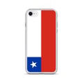 Miniatyrbild 1 av 2: Mobilskal – Chile's flag – Kompatibel med iPhone SE – Mjuketui – Stötskyddande och resistent – Silikon – Pixelforma