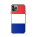 Miniatyrbild 1 av 2: Mobilskal – Frankrikes flagga – Kompatibel med iPhone 11 Pro – Mjuk kastrull – Stöttålig och chockresistent - Silikon - Pixelforma