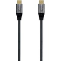 Miniatyrbild 1 av 2: AISENS - A107-0671 - USB 3.2 Gen2x2 20Gbps 5A 100W E-märkt kabel, typ USB-C/M-USB-C/M, grå, 1,0m
