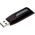 Miniatyrbild 3 av 4: USB V3 16 GB nyckel - Store'n'Go - VERBATIM - Grå - USB 3.0 - 58x20x11mm