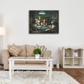 Miniatyrbild 3 av 4: Legendarte - Målning, Tryck på duk - Pokerspel - Cassius Marcellus Coolidge cm. 50x60