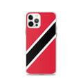 Miniatyrbild 1 av 2: Telefoncase - PIXELFORMA - Trinité-et-Tobago flagga - Kompatibel med iPhone 12 Pro - Flexibel - Stötsäker