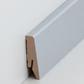 Miniatyrbild 1 av 2: PROVISTON Sockel nr 226 MDF 18 x 58 x 2500 mm silver för att limma, klämma, skruva & spika Belagd MDF-kärna 25 meter | 10 stycken