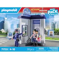 Miniatyrbild 2 av 6: PLAYMOBIL 71733 Polisförhörsrum, fingeravtryck, Action Heroes, Poliserna, 38 delar, Från 4 år