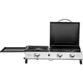 Miniatyrbild 6 av 6: Gasolgrill/planchapanna 2 i 1 - 3 brännare - Svart - 79x49x25 cm