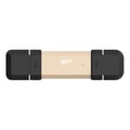 Miniatyrbild 1 av 2: SSD - SILICON POWER - DS72 - 1 To - USB 3.2 Gen 2 - Kryptering AES 256 bit