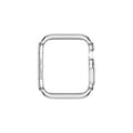 Miniatyrbillede 1 af 4: Cover til Apple Watch - PANZER GLASS - Series 10 - 46mm - Blød TPU - Gennemsigtig - Chic