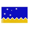 Miniatyrbild 1 av 3: Flagga för chilenskt territorium i Antarktis – 120 x 180 cm – Polyester – Järngar – Hållbar