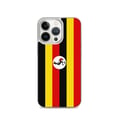 Miniatyrbild 1 av 2: Telefonfodral – Ugandas Flagga – Kompatibel med iPhone 13 Pro – Mjukt Fodral – Stöttålig och Stötsäker - Silikon - Pixelforma