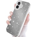 Miniatyrbild 6 av 6: Fodral för iPhone 17 i två material med glittrande silverfinish