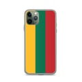 Miniatyrbild 1 av 2: Mobilskal – Litauens flagga – Kompatibel med iPhone 11 Pro – Mjukt fodral – Slittålig och stötresistent - Silikon - Pixelforma