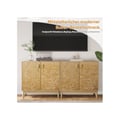 Miniatyrbillede 5 af 5: Selvstående buffet - MUVOE - 2 døre - Massivt træ - Justerbar - Moderne design