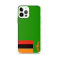 Miniatyrbild 1 av 2: Mobilskal – Zambias flagga – Kompatibel med iPhone 12 Pro Max – Flexibelt fodral – Slitstarkt och stötbestandigt – Silikon – Pixelforma