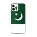 Miniatyrbild 1 av 2: Telefonfodral – Pakistanflagg – Kompatibel med iPhone 12 Pro Max – Mjuk ficka – Stöttålig och chockresistent – Silikon – Pixelforma