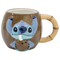 Miniatyrbild 1 av 4: Mugg 3D - Disney - Stitch - Kokosnöt - 414 ml - Flerfärgad - Barn