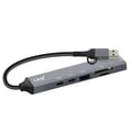 Miniatyrbild 2 av 2: USB-hubb 7 i 1 - LinQ - USB-C - Power Delivery 60W - SD/TF-kortläsare - Kompakt design