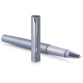 Miniatyrbillede 2 af 4: Stylo roller - PARKER - VECTOR XL - Blå sølv-lak - Sort refill - Fin spids