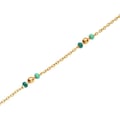 Miniatyrbild 2 av 2: Armband - Rosefield Emerald Dotted - Guldpläterad - Dam - Vuxen