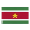 Miniatyrbild 1 av 3: Surinamflagga – 192 x 288 cm – Hållbar polyester – 2 metalöljetter – Inomhus / Utomhus – Pixelforma