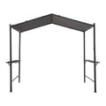 Miniatyrbild 1 av 4: Pergola grilltak - UV- och rostskyddad metall - Antracit - 277x149x232 cm
