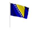 Miniatyrbild 1 av 3: Mini Flagga av Bosnien och Hercegovina – 20 x 30 cm – Att Hålla i Handen – Polyester – 1 styck – Pixelforma