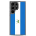 Miniatyrbild 1 av 2: Mobilskal – Nicaragua-flagga – Kompatibel med Samsung Galaxy S24 Plus – Mjukt fodral – Stötsäkert och hållbart – Pixelforma