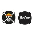 Miniatyrbild 1 av 2: 3D-kudde - One Piece - 35 cm - Svart - Rund - Barn