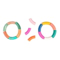 Miniatyrbild 2 av 2: Pärlor - Böjda - Matchande färger - Flera storlekar - Smycken - 18 delar