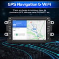 Miniatyrbild 2 av 6: AWESAFE 4G Autoradio Android 13 för Renault Dacia Duster Sandero Captur Logan 4Go+64Go 7'' Skärm GPS Carplay Android Auto
