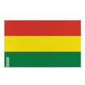Miniatyrbild 1 av 3: Bolivias flagga – 90 x 150 cm – Hållbar polyester – 2 metalöglor – Inomhus/Utomhus – Pixelforma