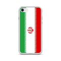 Miniatyrbild 1 av 2: Mobilskal – Irans flagga – Kompatibel med iPhone 8 Plus – Mjukt fodral – Slitstarkt och stöttåligt – Silikon – Pixelforma