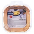 Miniatyrbild 6 av 6: Engångsinsatser för luftfritös - Utan märke - 21x21cm 4.5cm - Livsmedelsklassat anti-stickpapper - Paket med 100