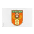 Miniatyrbild 1 av 3: Arkalyk Flagga – 60 x 90 cm – Hållbar Polyester – 2 Metallöljett – Inomhus / Utomhus – Pixelforma