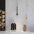 Miniatyrbild 2 av 2: LED-taklampa - Ideal Lux DIESIS - Slim Dome - Svart - 3000K - 5,6W