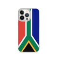 Miniatyrbild 1 av 2: Telefonfodral – Sydafrikas flagga – Kompatibel med iPhone 13 Pro – Flexibelt fodral – Slitstarkt och stötabsorberande – Pixelforma