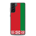 Miniatyrbild 1 av 2: Mobilskal - Samsung - Galaxy S21 Ultra - Belarus flagga - Mjuk - Flerfärgad