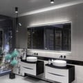 Miniatyrbild 3 av 4: Alasta, LED-spegel med Touch Switch, Chicago 70x60 cm