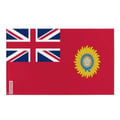 Miniatyrbild 1 av 3: Halvofficiell flagga som används för att representera Indiska imperiet – 128 x 192 cm – Polyester – Metallöglor – Hållbar