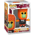 Miniatyrbild 1 av 2: Figur figurine Funko Pop! NBA - Miami - Burnie The Fireball - 9,5 cm - Kvalitetsvinyl
