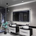 Miniatyrbild 3 av 4: Alasta, LED Spegel med Touch Switch, Barcelona 200x80 cm